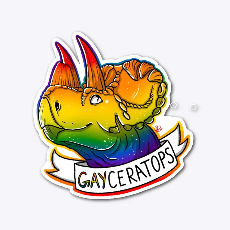 Gay Flag Pride Dino 