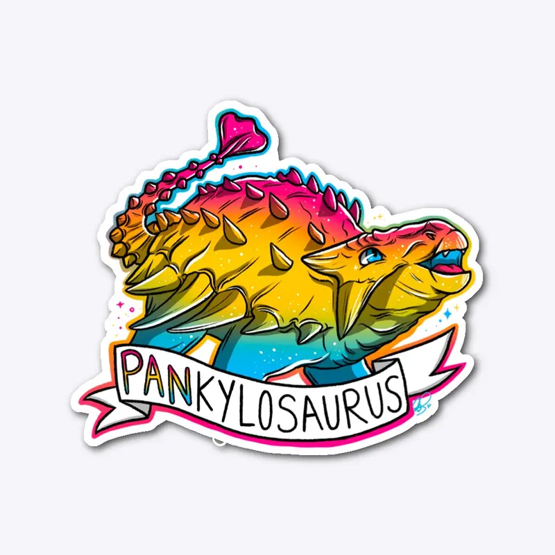 Pansexual Flag Pride Dino 