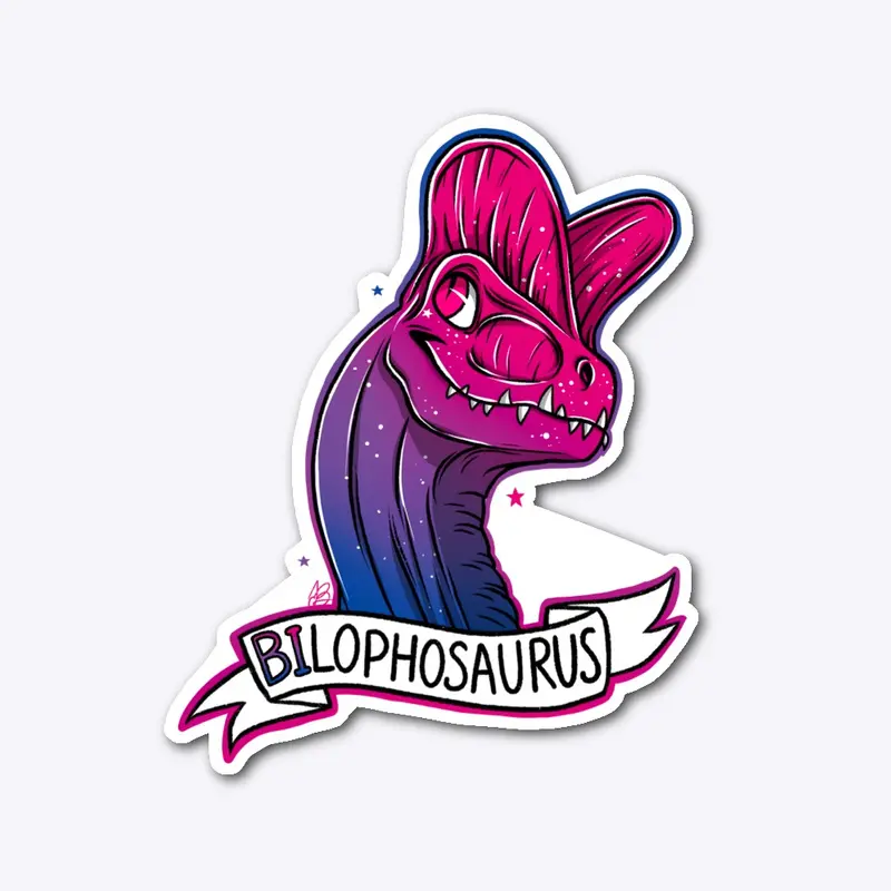 Bisexual Flag Pride Dino